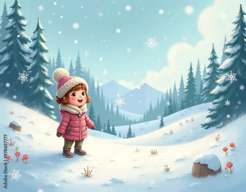 Snowy Delights: A Child's Winter Wonderland Adventure