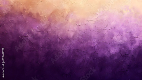 Gradient Pale Goldenrod to Rebecca Purple abstract background photo