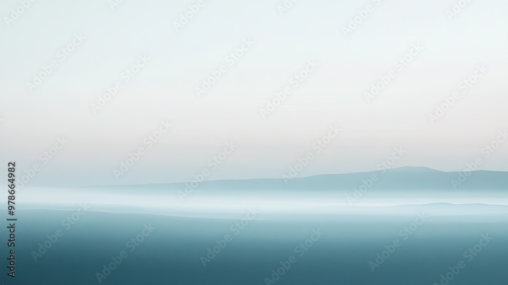 Fototapeta premium Light Blue and Soft Gray Gradient