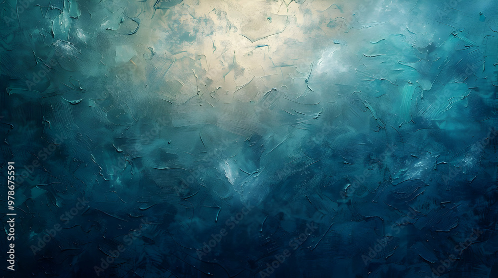 Obraz premium Gradient Slate Gray to Turquoise abstract background