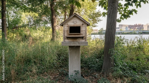 bird house on a tree