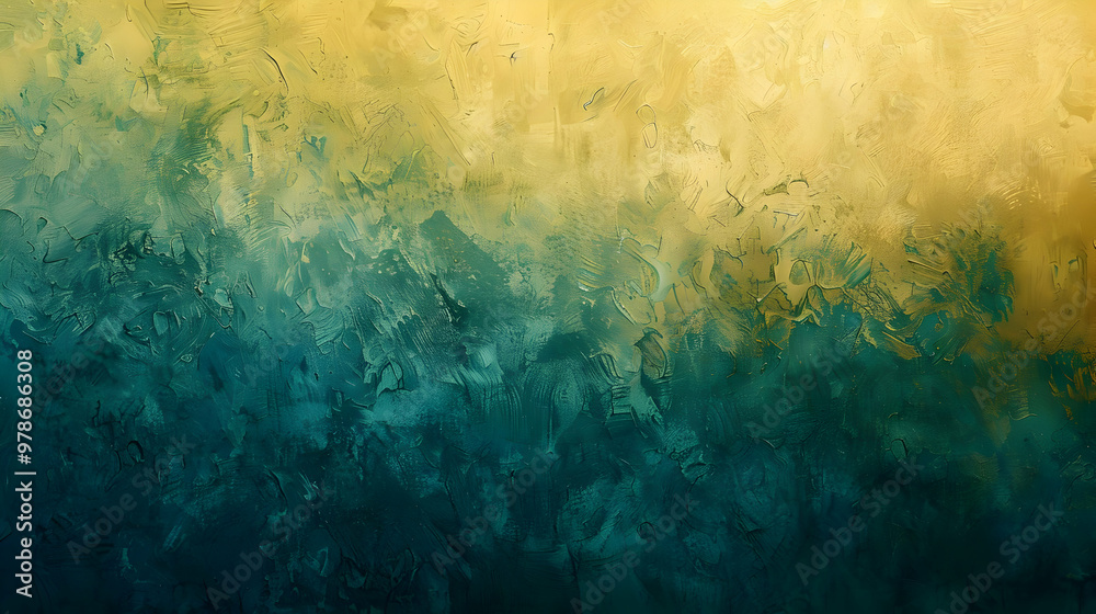 Gradient Aquamarine to Dark Goldenrod abstract background