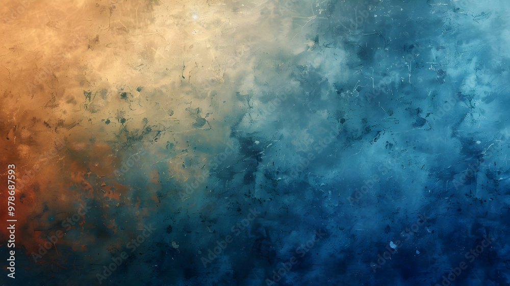 Obraz premium Gradient Bisque to Cadet Blue abstract background