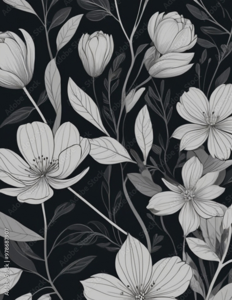 seamless floral pattern seamless floral pattern