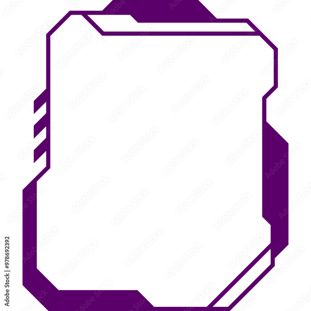 Futuristic Frame Border