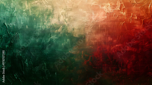 Gradient Forest Green to Indian Red abstract background