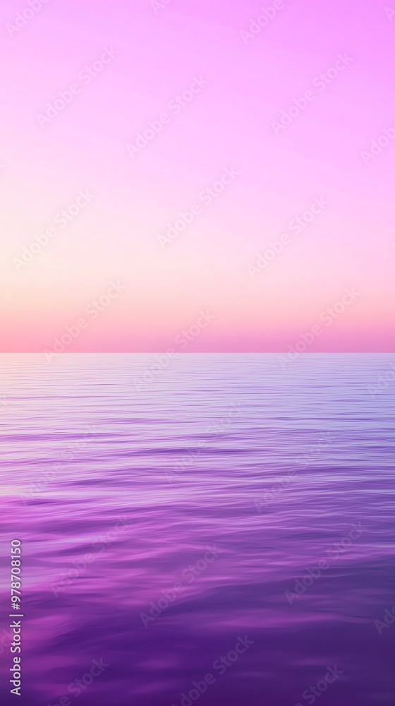Obraz premium purple ocean, AI generated