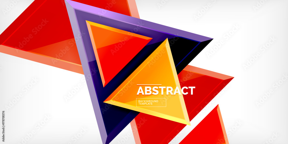Triangle glass shapes geometric abstract background. Vector Illustration For Wallpaper, Banner, Background, Card, Book Illustration, landing page Triangle glass shapes geometric abstract background. Vector Illustration For Wallpaper, Banner, Background, Card, Book Illustration, landing page