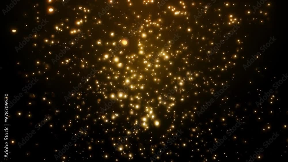 クリスマスの夜に輝く光と装飾が豪華に広がる背景。生成AI クリスマスの夜に輝く光と装飾が豪華に広がる背景。生成AI