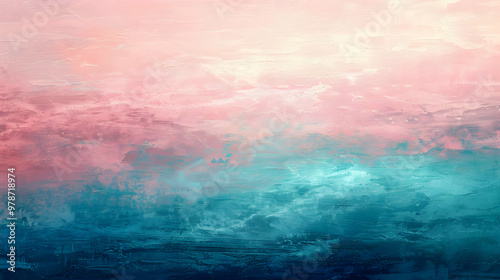 Gradient Medium Aquamarine to Misty Rose abstract background