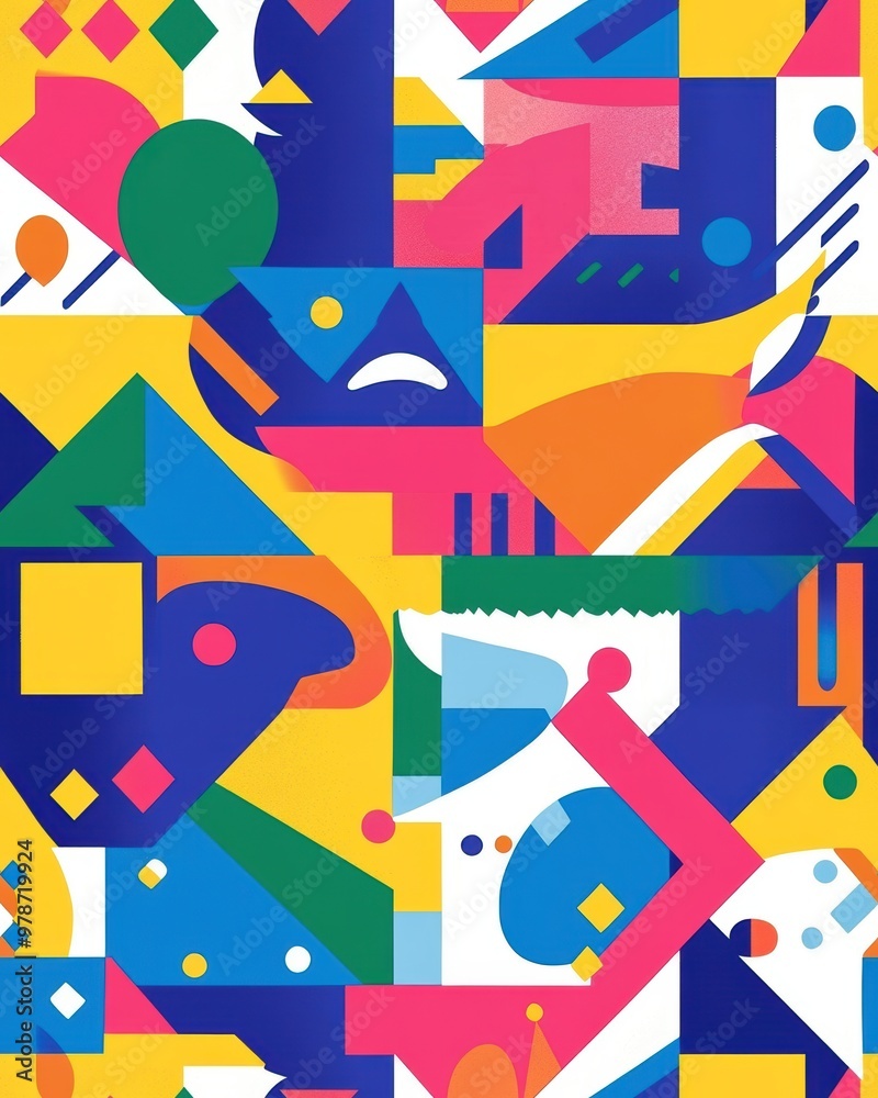 Abstract Geometric Pattern. Abstract Geometric Pattern.