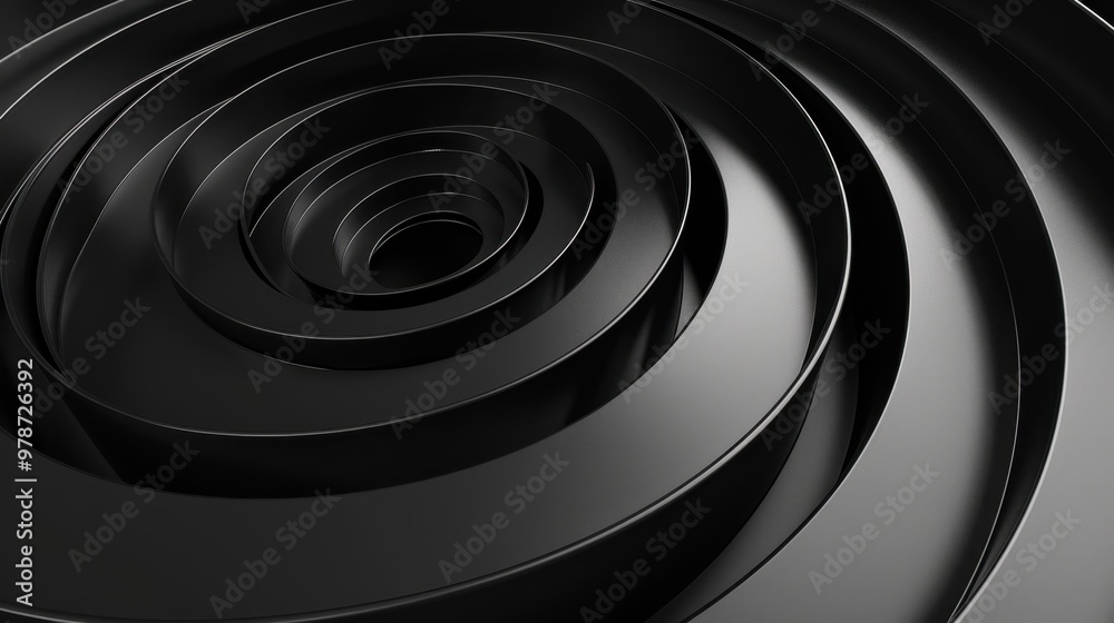 Fototapeta premium Abstract digital piece shows a circle. The backdrop is colorful and round.