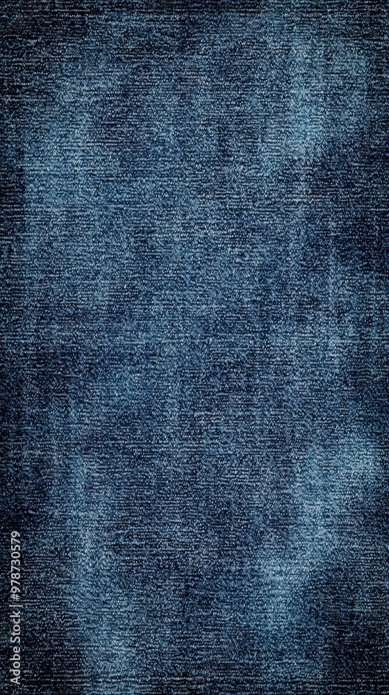 Deep indigo canvas revealing textured patterns and subtle variations in hue and tone Deep indigo canvas revealing textured patterns and subtle variations in hue and tone