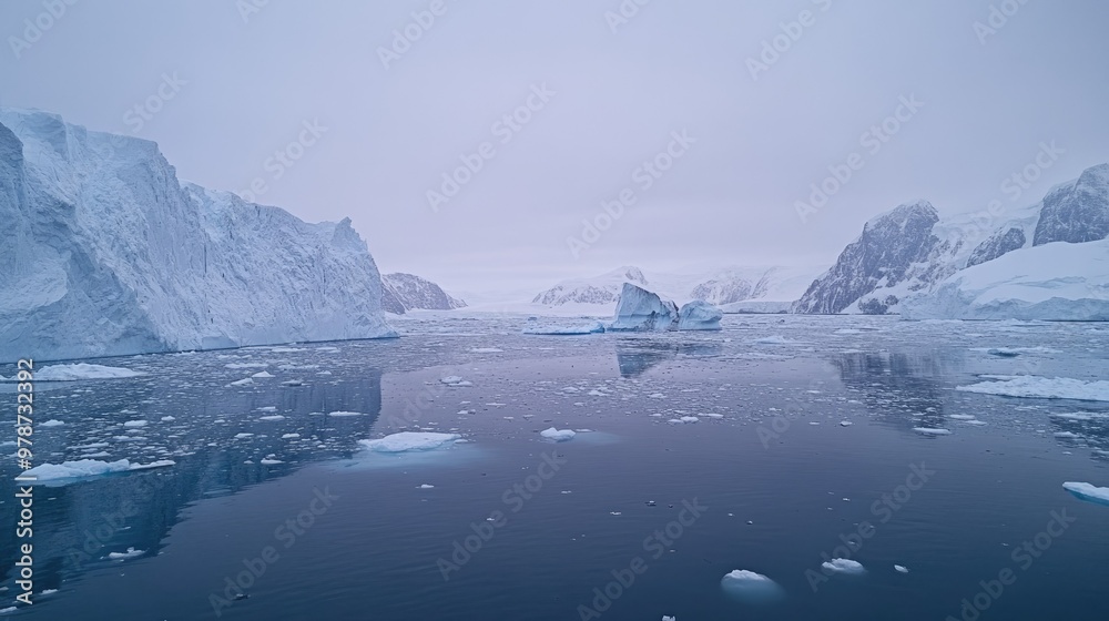 The Ilulissat Icefjord with massive glaciers and icebergs, showcasing the dramatic natural beauty of Greenland. The Ilulissat Icefjord with massive glaciers and icebergs, showcasing the dramatic natural beauty of Greenland.