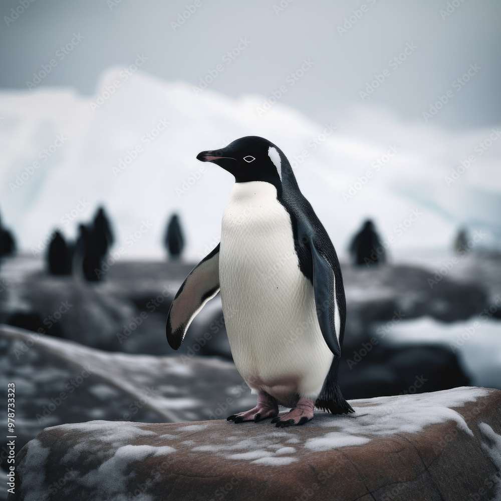 Obraz premium Adelie Penguin