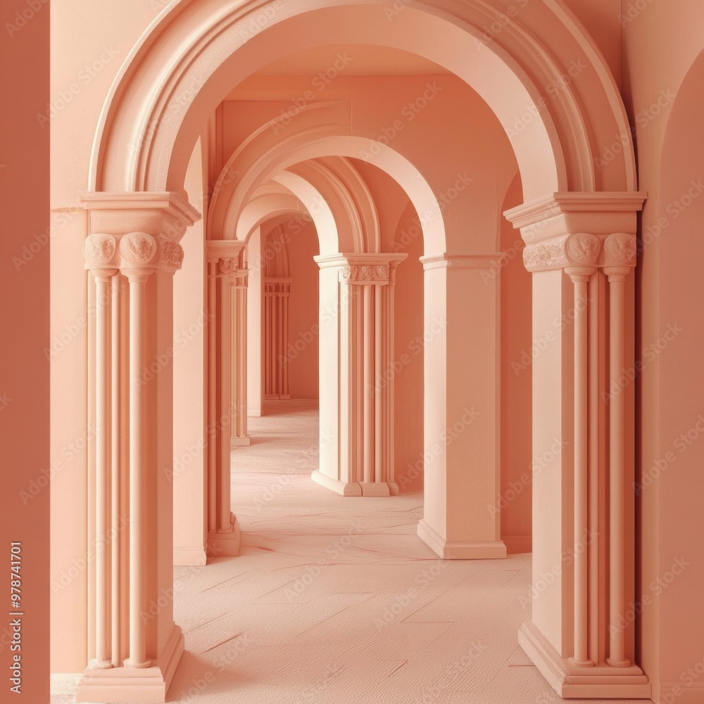 Fototapeta premium Archway Columns.