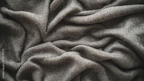 Gray Cloth Texture : Generative AI