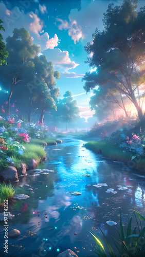 Fairytale forests, streams and meadows