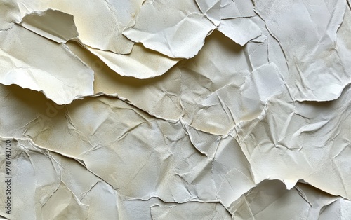 Crumpled paper texture 