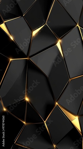 Black Gold Geometry.