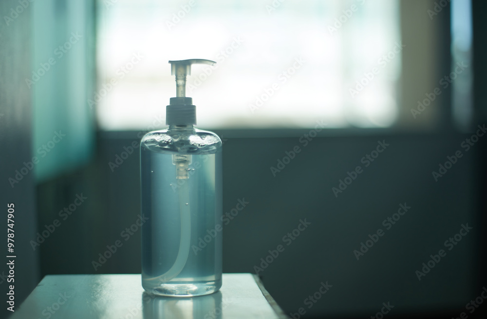 Hand sanitizer gel bottle for protect from COVID-19 Coronavirus