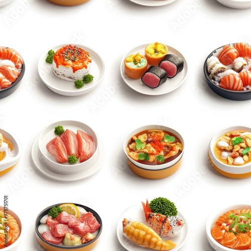 Sushi & Seafood Dishes.