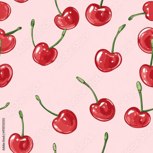 Cherries Pattern.