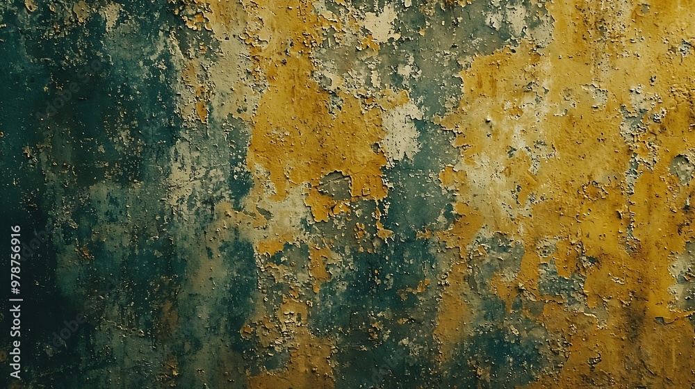 Old Dirty Grunge Wall Background Texture : Generative AI