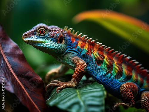 Colorful chameleon