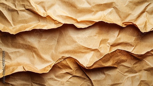 Brown Paper Texture Background : Generative AI