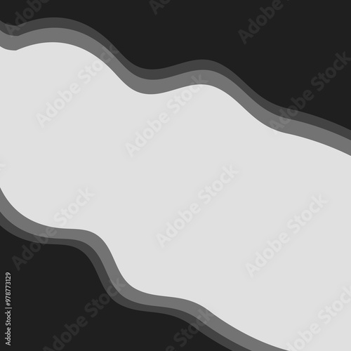 Black Wavy Background