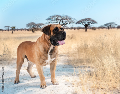 Boerboel in africa photo