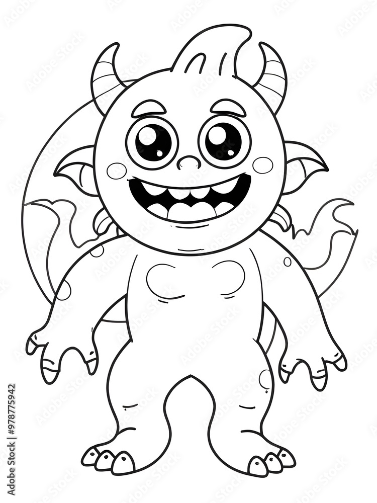 halloween monster coloring page halloween monster coloring page