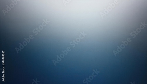 Abstract Gradient Background of Soft Blue Hues Transitioning from Light to Dark Across a Wide Canvas. Banner Poster With Copy Space Web Design