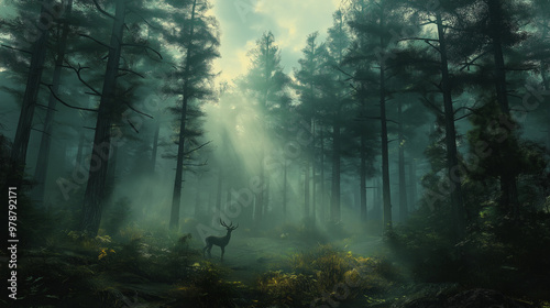 fog in the forest