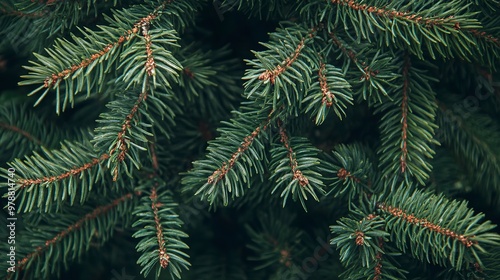 Wallpaper Mural Close-Up of Pine Tree Branches Torontodigital.ca