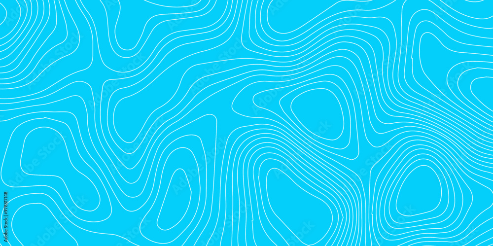 Abstract design with seamless pattern with lines topographic map. geographic mountain relief. the blue on white contours topography stylized height of the lines. geographic contour map paper texture. Abstract design with seamless pattern with lines topographic map. geographic mountain relief. the blue on white contours topography stylized height of the lines. geographic contour map paper texture.