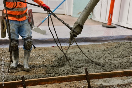 man working on a construction site