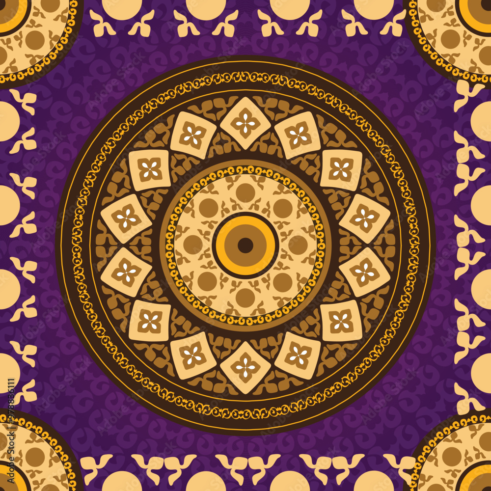 Floral seamless pattern design. Floral seamless pattern design.