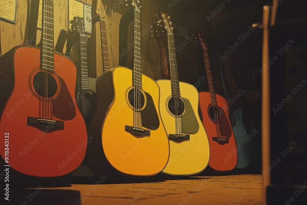 Naklejka premium stockテンプレ-9. Beautiful simple AI generated image