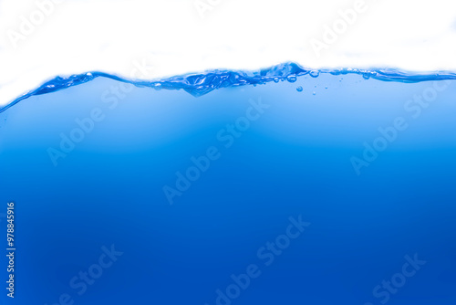 Clear water for clean drinking and splashing waves for nature.
