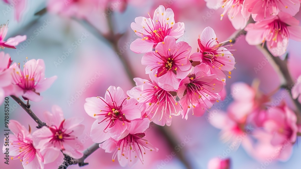 Obraz premium Japanese cherry blossom wallpaper