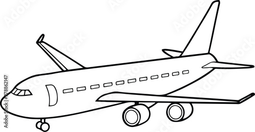 illustration of airplane