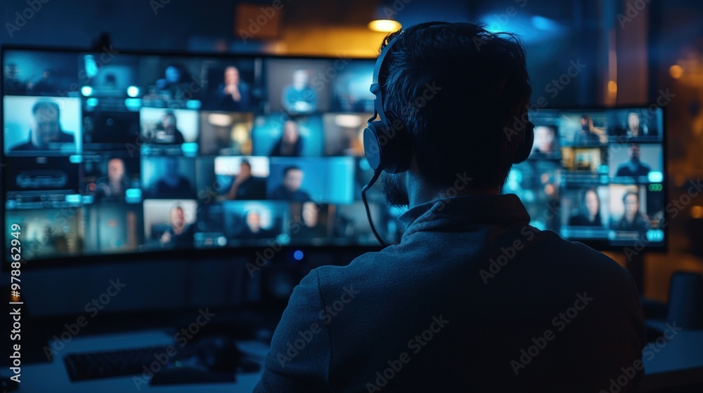 A live stream session on a social networking platform with viewers interacting in real-time