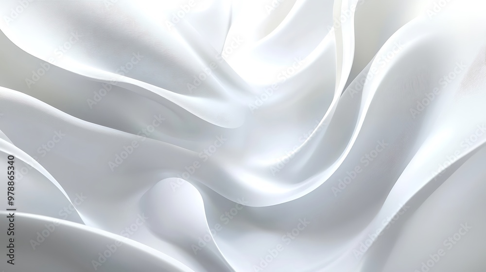 Abstract White Fabric Drape Texture Background Abstract White Fabric Drape Texture Background