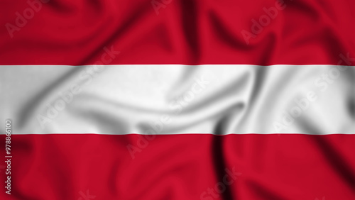 Free Download Austria flag waving in the wind background illustration, silk - GFXLoad