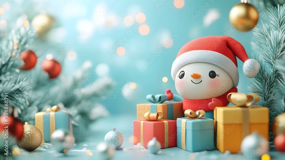 Boxing Day banner with a cheerful 3D cartoon character holding holiday gifts, colorful sale signs, and festive decorations for social media posts. Boxing Day banner with a cheerful 3D cartoon character holding holiday gifts, colorful sale signs, and festive decorations for social media posts.