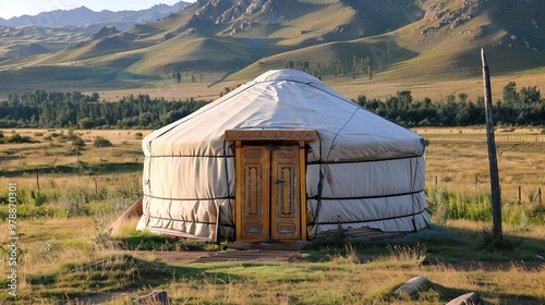 mongolion yurt wallpaper