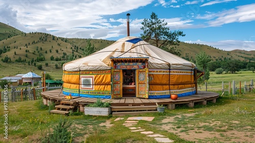 mongolion yurt wallpaper photo