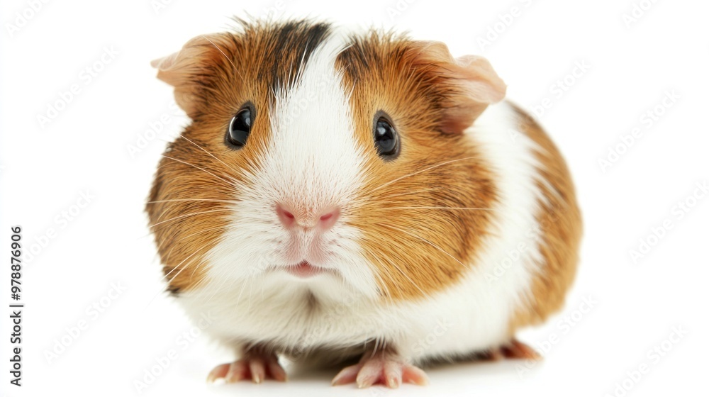 Close-up Portrait of a Curious Guinea Pig Close-up Portrait of a Curious Guinea Pig